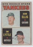 Yankees Rookie Stars (John Ellis, Jim Lyttle) [Good to VG‑EX]
