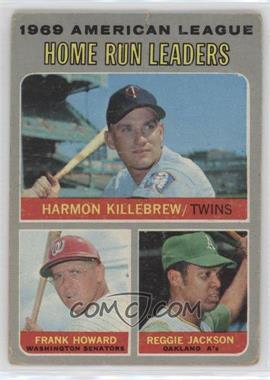 1970 O-Pee-Chee - [Base] #66 - Frank Howard, Reggie Jackson, Harmon Killebrew [Poor to Fair]