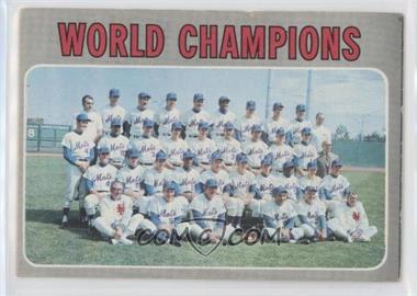 1970 Topps - [Base] #1 - New York Mets Team [Good to VG‑EX]