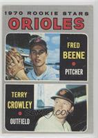 1970 Rookie Stars - Terry Crowley, Fred Beene [Good to VG‑EX]