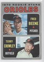 1970 Rookie Stars - Terry Crowley, Fred Beene [Good to VG‑EX]