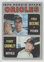 1970 Rookie Stars - Terry Crowley, Fred Beene [Poor to Fair]