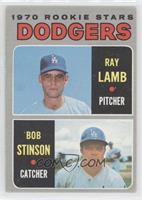 1970 Rookie Stars - Ray Lamb, Bob Stinson [Noted]