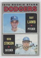 1970 Rookie Stars - Ray Lamb, Bob Stinson [Poor to Fair]