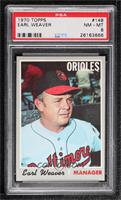 Earl Weaver [PSA 8 NM‑MT]