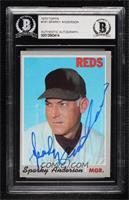 Sparky Anderson [BAS Certified BGS Encased]