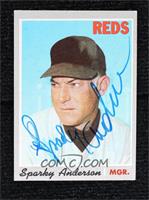 Sparky Anderson [JSA Certified COA Sticker]