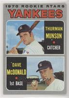 1970 Rookie Stars - Thurman Munson, Dave McDonald [Good to VG‑E…