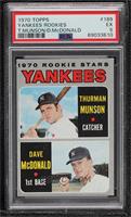 1970 Rookie Stars - Thurman Munson, Dave McDonald [PSA 5 EX]