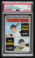 1970 Rookie Stars - Thurman Munson, Dave McDonald [PSA 7 NM]