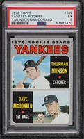 1970 Rookie Stars - Thurman Munson, Dave McDonald [PSA 5 EX]