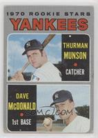1970 Rookie Stars - Thurman Munson, Dave McDonald [Good to VG‑E…