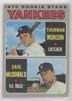 1970 Rookie Stars - Thurman Munson, Dave McDonald [Good to VG‑E…