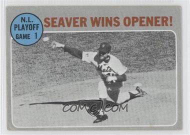 1970 Topps - [Base] #195 - N.L. Playoffs - Seaver Wins Opener! [Good to VG‑EX]