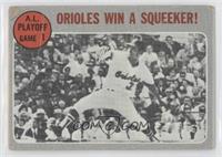 A.L. Playoffs - Orioles Win a Squeeker! [Poor to Fair]