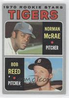 1970 Rookie Stars - Norm McRae, Bob Reed [Noted]