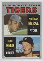 1970 Rookie Stars - Norm McRae, Bob Reed