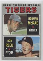 1970 Rookie Stars - Norm McRae, Bob Reed [Good to VG‑EX]