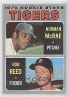 1970 Rookie Stars - Norm McRae, Bob Reed [Good to VG‑EX]
