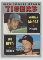 1970 Rookie Stars - Norm McRae, Bob Reed