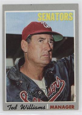 1970 Topps - [Base] #211 - Ted Williams