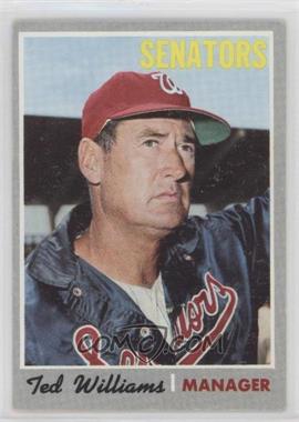 1970 Topps - [Base] #211 - Ted Williams