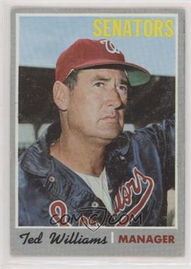 1970 Topps - [Base] #211 - Ted Williams