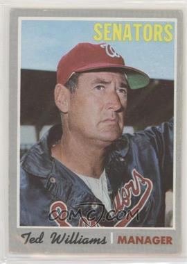 1970 Topps - [Base] #211 - Ted Williams