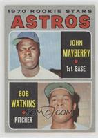 1970 Rookie Stars - John Mayberry, Bob Watkins [Good to VG‑EX]