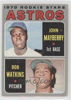 1970 Rookie Stars - John Mayberry, Bob Watkins [Poor to Fair]