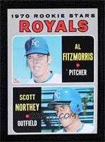 1970 Rookie Stars - Al Fitzmorris, Scott Northey