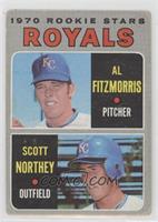 1970 Rookie Stars - Al Fitzmorris, Scott Northey [Poor to Fair]