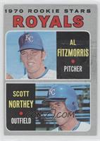 1970 Rookie Stars - Al Fitzmorris, Scott Northey