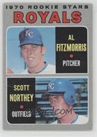 1970 Rookie Stars - Al Fitzmorris, Scott Northey [Poor to Fair]