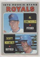 1970 Rookie Stars - Al Fitzmorris, Scott Northey