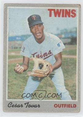 1970 Topps - [Base] #25.1 - Cesar Tovar (No Black Dot Under A in Tovar) [Good to VG‑EX]