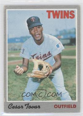 1970 Topps - [Base] #25.1 - Cesar Tovar (No Black Dot Under A in Tovar) [Good to VG‑EX]