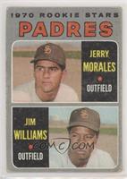 1970 Rookie Stars - Jerry Morales, Jim Williams [Good to VG‑EX]