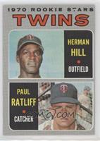 1970 Rookie Stars - Herman Hill, Paul Ratliff