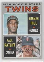1970 Rookie Stars - Herman Hill, Paul Ratliff [Good to VG‑EX]