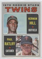 1970 Rookie Stars - Herman Hill, Paul Ratliff [Altered]