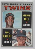 1970 Rookie Stars - Herman Hill, Paul Ratliff