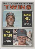 1970 Rookie Stars - Herman Hill, Paul Ratliff