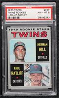 1970 Rookie Stars - Herman Hill, Paul Ratliff [PSA 8 NM‑MT]