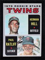 1970 Rookie Stars - Herman Hill, Paul Ratliff