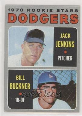 1970 Topps - [Base] #286 - 1970 Rookie Stars - Jack Jenkins, Bill Buckner