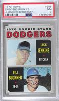 1970 Rookie Stars - Jack Jenkins, Bill Buckner [PSA 7 NM]