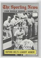 1969 World Series - Buford Belts Leadoff Homer! [Good to VG‑EX]