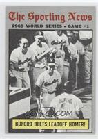 1969 World Series - Buford Belts Leadoff Homer!