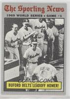 1969 World Series - Buford Belts Leadoff Homer!
